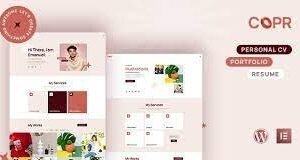 Copr – One Page Personal Portfolio, CV and Resume Theme